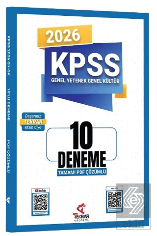 2026 KPSS Genel Yetenek Genel Kültür 10 Deneme Çözümlü