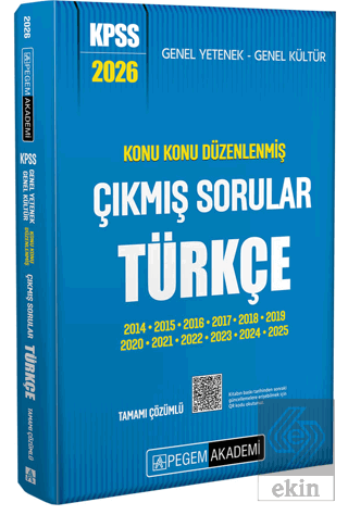 2026 KPSS Genel Yetenek Genel Kültür Konu Konu Düzenlenmiş Tamamı Çözü