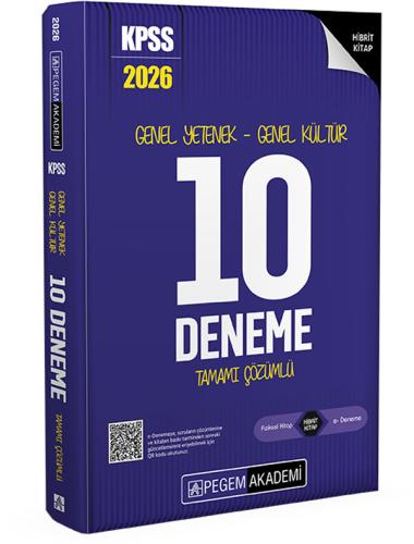 2026 KPSS Genel Yetenek Genel Kültür Tamamı Çözümlü 10 Deneme