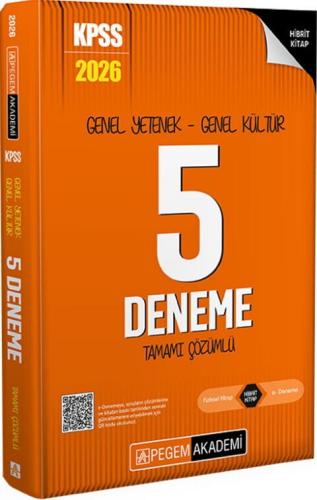 2026 KPSS Genel Yetenek Genel Kültür Tamamı Çözümlü 5 Deneme