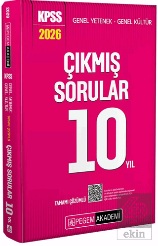 2026 KPSS Genel Yetenek Genel Kültür Tamamı Çözümlü Çıkmış Sorular 10 