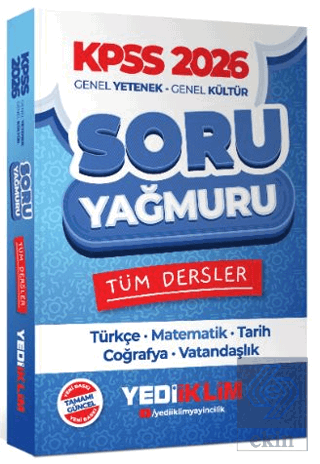 2026 KPSS Genel Yetenek Genel Kültür Tüm Dersler Soru Yağmuru