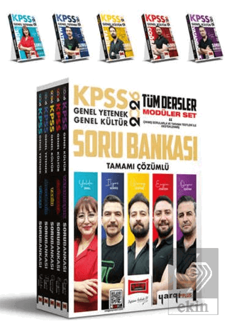 2026 KPSS Genel Yetenek Genel Kültür Tüm Dersler Tamamı Çözümlü Modüler Soru Bankası Seti (5 Kitap)