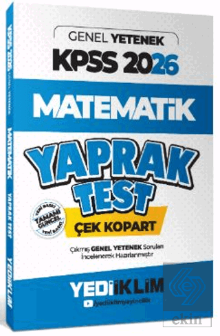 2026 KPSS Genel Yetenek Matematik Çek Kopart Yaprak Test