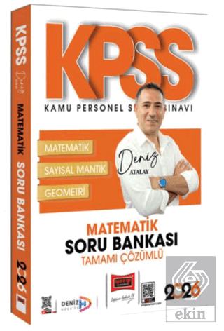 2026 KPSS Genel Yetenek Tamamı Çözümlü Matematik Soru Bankası