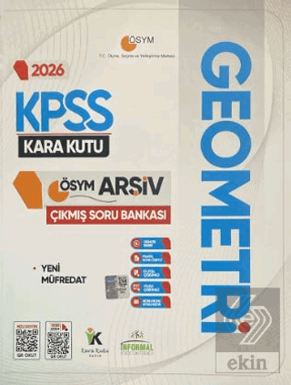 2026 KPSS Geometrinin Kara Kutusu ÖSYM Çıkmış Soru Havuzu Bankası Konu Özetli Video/PDF Çözümlü
