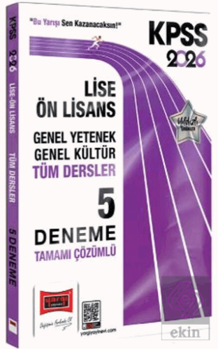 2026 KPSS GK-GY Lise Ön Lisans Tüm Dersler Tamamı Çözümlü 5 Deneme