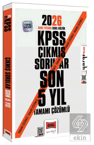 2026 KPSS GK-GY Tüm Dersler Tamamı Çözümlü Son 5 Yıl Çıkmış Sorular