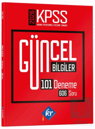 2026 KPSS Güncel Bilgiler 101 Deneme 606 Soru