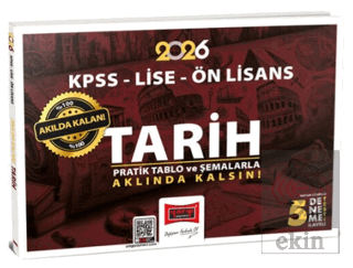 2026 KPSS Lise Ön Lisans Akılda Kalan Pratik Tablo ve Şemalarla Tarih