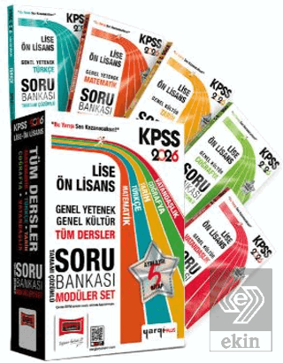 2026 KPSS Lise Ön Lisans GK - GY Tüm Dersler Tamamı Çözümlü Modüler So