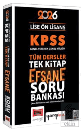 2026 KPSS Lise Ön Lisans GK-GY Tüm Dersler Tek Kitap Efsane Soru Banka