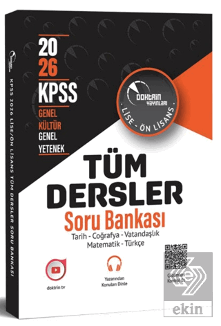 2026 KPSS Lise Önlisans Genel Kültür Yetenek Tüm Dersler Tek Kitap Sor