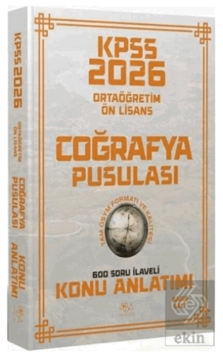2026 KPSS Lise Ortaöğretim Ön Lisans Coğrafya Pusulası Konu Anlatımı