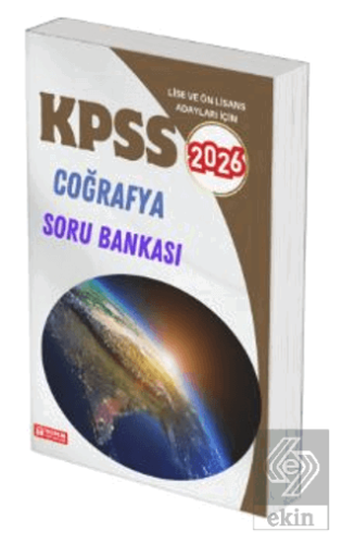 2026 KPSS Lise ve Önlisans Coğrafya Soru Bankası