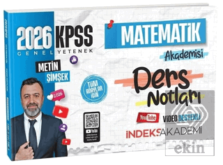2026 KPSS Matematik Akademisi Video Ders Notları