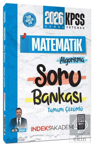 2026 KPSS Matematik Algoritma Soru Bankası Çözümlü