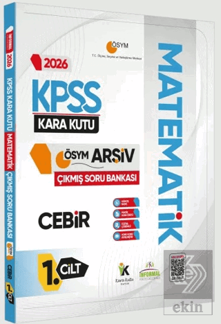 2026 KPSS Matematik Kara Kutu 1.Cilt Cebir Çıkmış Soru Bankası Konu Öz