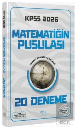 2026 KPSS Matematik Matematiğin Pusulası 20 Deneme Çözümlü