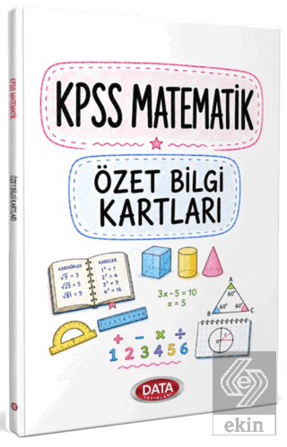 2026 KPSS Matematik Özet Bilgi Kartları Kolektif Data Yayınları Satın 