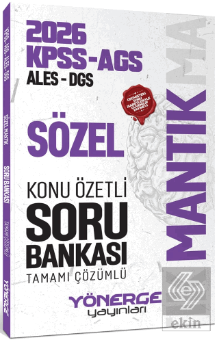 2026 KPSS MEB-AGS ALES DGS Sözel Mantık Konu Özetli Soru Bankası