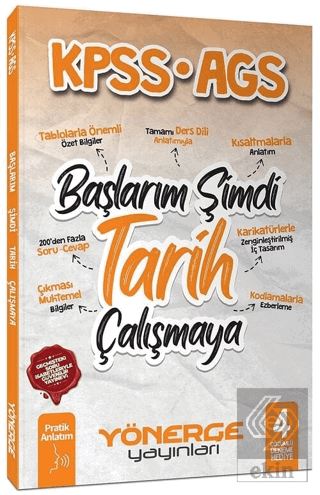 2026 KPSS MEB-AGS Başlarım Şimdi Tarih Çalışmaya Pratik Anlatım
