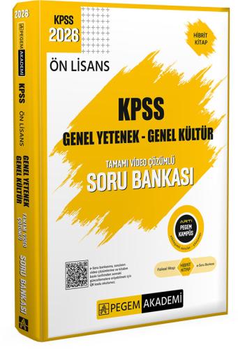 2026 KPSS Ön Lisans Soru Bankası Genel Yetenek Genel Kültür Tamamı Vid