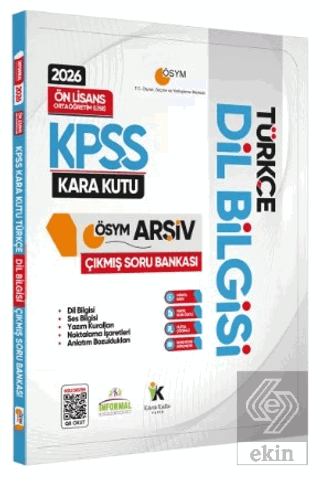 2026 KPSS Önlisans/Ortaöğretim Türkçenin Kara Kutusu Dil Bilgisi ÖSYM 