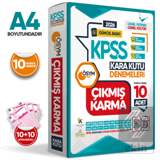 2026 KPSS Ortaöğretim Genel Kültür Genel Yetenek ÖSYM Çıkmış Karma Karakutu 10lu Deneme D.Çözümlü