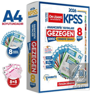 2026 KPSS Ortaöğretim GY-GK Gezegen Serisi 8li Deneme Paketi Kurumsal 