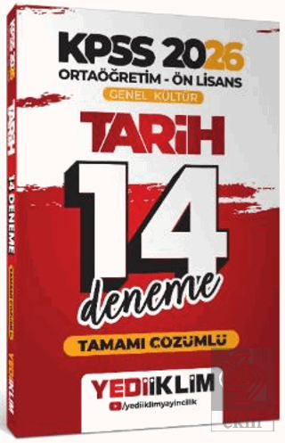 2026 KPSS Ortaöğretim Ön Lisans Genel Kültür Tarih Tamamı Çözümlü 14 D