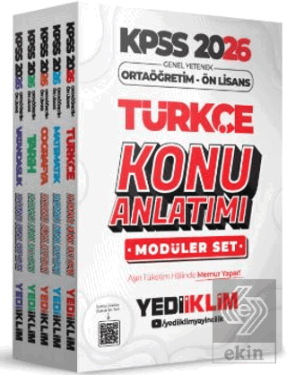 2026 KPSS Ortaöğretim Ön Lisans Genel Yetenek Genel Kültür Konu Anlatı