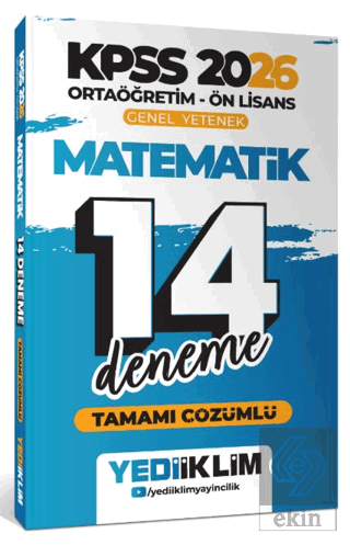 2026 KPSS Ortaöğretim Ön Lisans Genel Yetenek Matematik Tamamı Çözümlü