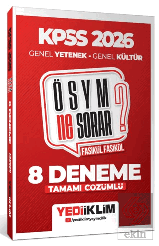2026 KPSS ÖSYM NE SORAR Genel Yetenek Genel Kültür Tamamı Çözümlü Fasi