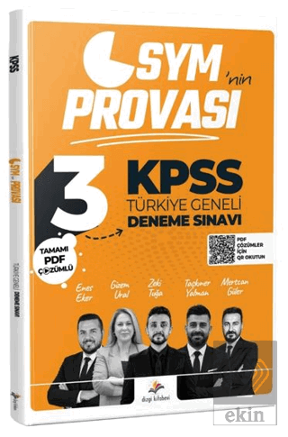 2026 KPSS ÖSYMnin Provası Türkiye Geneli Tamamı PDF Çözümlü 3 Deneme Sınavı