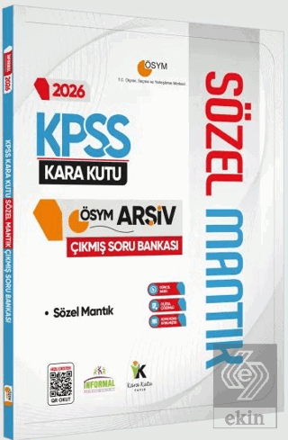 2026 KPSS Sözel Mantık Kara Kutu ÖSYM Çıkmış Soru Havuzu Bankası Konu 