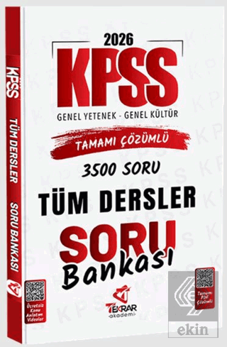 2026 KPSS Tüm Dersler Soru Bankası