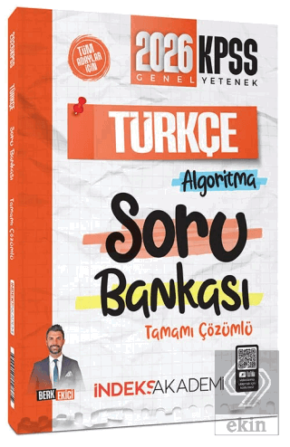 2026 KPSS Türkçe Algoritma Soru Bankası Çözümlü
