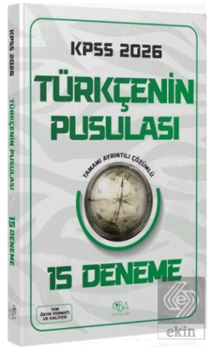2026 KPSS Türkçenin Pusulası 15 Deneme Çözümlü