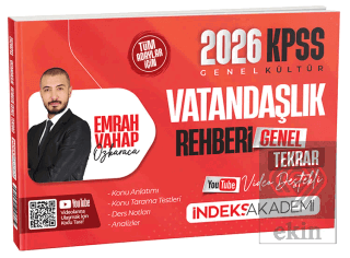 2026 KPSS Vatandaşlık Rehberi Video Destekli Genel Tekrar Emrah Vahap 