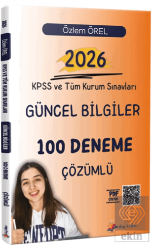 2026 KPSS ve Tüm Kurum Sınavları Güncel Bilgiler Tamamı PDF Çözümlü 100 Deneme Sınavı