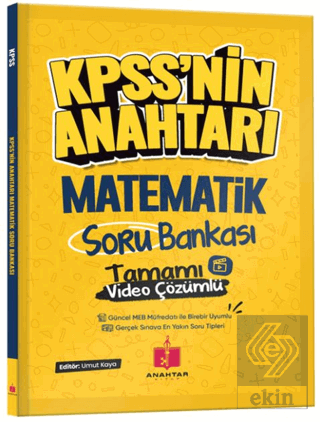2026 KPSSnin Anahtarı Matematik Tamamı Video Çözümlü Soru Bankası