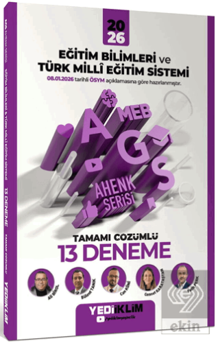 2026 MEB-AGS Ahenk Eğitim Bilimleri ve Türk Milli Eğitim Sistemi Tamam