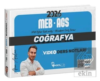 2026 MEB-AGS Coğrafya Video Ders Notları