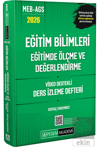 2026 MEB AGS Eğitim Bilimleri Eğitimde Ölçme ve Değerlendirme Video De