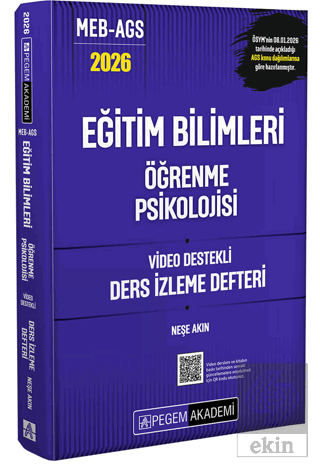 2026 MEB AGS Eğitim Bilimleri Öğrenme Psikolojisi Video Destekli Ders 