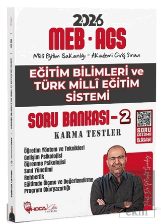 2026 MEB-AGS Eğitim Bilimleri ve Türk Millî Eğitim Sistemi Karma Testl