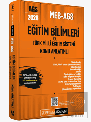 2026 MEB AGS Eğitim Bilimleri ve Türk Milli Eğitim Sistemi Konu Anlatı