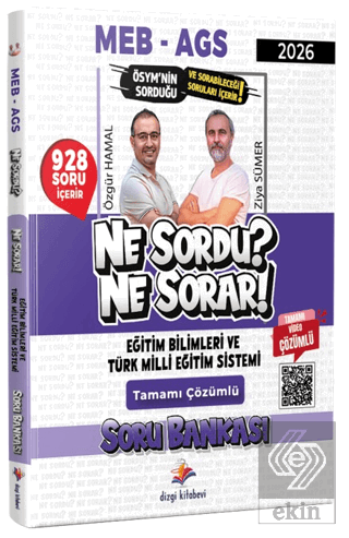 2026 MEB AGS Eğitim Bilimleri ve Türk Milli Eğitim Sistemi Ne Sordu Ne