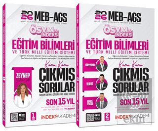 2026 MEB-AGS Eğitim Bilimleri ve Türk Milli Eğitim Sistemi ÖSYMnin İnd
